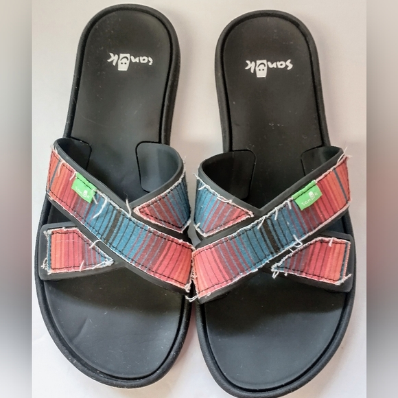 Sanuk Beachwalker Slides Women's Size 11 - Picture 12 of 12